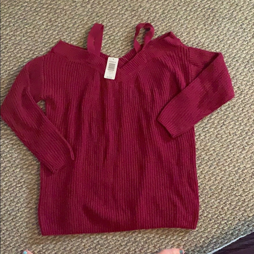 Burgundy Torrid Sweater